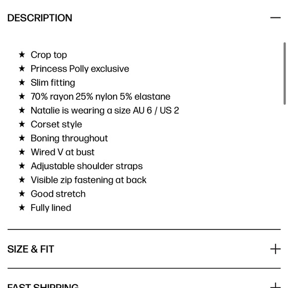 Jorja white corset top - Picture 5 of 10